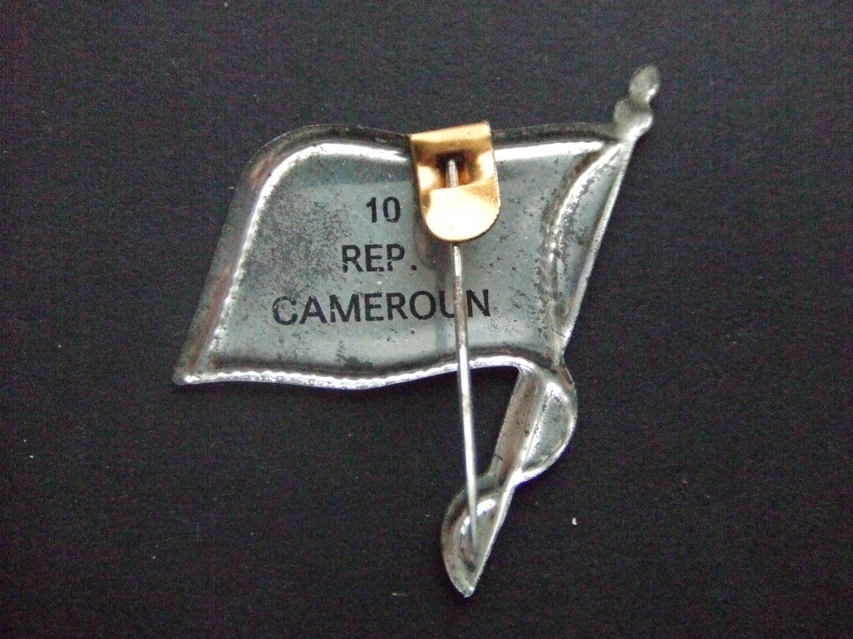 Kameroen land in Centraal-Afrika oude vlag (2)